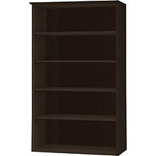 Safco Medina 5 Shelf 68H Bookcase, Mocha (MVB5LDC)