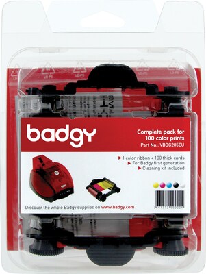 Badgy Thick Consumable Kit, Badgy1 Printer, YMCKO