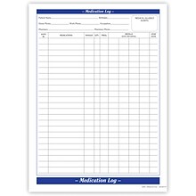 Medical Arts Press® Medications Form, Purple FormFamily™