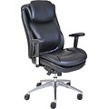 Serta® Wellness by Design Air™ Commercial Series -200 Task Chair; Puresoft® Faux Leather, Black