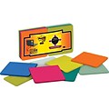 Post-it® Super Sticky Full Adhesive Notes, 3 x 3, Assorted Bright, 25 Sheets/Pad, 16 Pads/Pack (F330-16SSMX)
