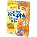 Snapple® Singles To Go!, Diet, Half n Half Lemonade/Iced Tea, 6/Box, 12 Boxes/Carton