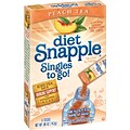 Singles To Go!, Diet Snapple®, Peach, 6/Box,12 Boxes/Carton