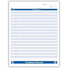 Medical Arts Press® Dental Treatment Record Form; 2-Sided