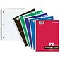 Oxford 1-Subject Notebooks, 8" x 10.5", College Ruled, 70 Sheets, Each (65022)
