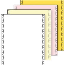 Printworks Professional 9.5 x 11, Computer Paper, 13 lbs, White/Canary/Pink/Gold, 800 Sheets/Carto