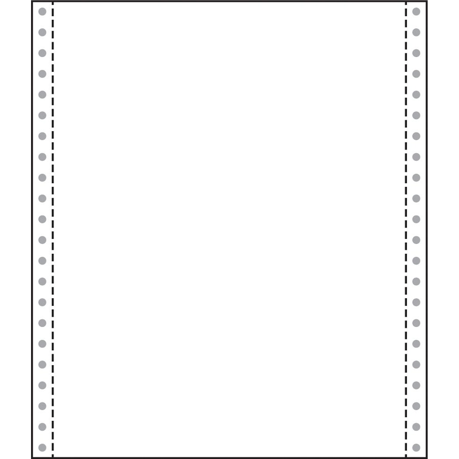 Printworks® Professional 9.5 x 11 Blank Computer Paper, 20 lbs., 100 Brightness, 2200 Sheets/Carton (PRB02714)
