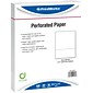 Printworks® Professional 8.5" x 11" Perforated Paper, 20 lbs., 92 Brightness, 2500 Sheets/Carton (04132P)