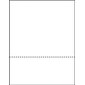 Printworks® Professional 8.5" x 11" Perforated Paper, 24 lbs., 92 Brightness, 2500 Sheets/Carton (04134)