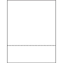 Printworks® Professional 8.5 x 11 Perforated Paper, 24 lbs., 92 Brightness, 2500 Sheets/Carton (04