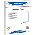 Printworks® Professional 8.5 x 11 19-Hole Punched Specialty Paper, 24 lbs., 92 Brightness, 2500 Sh