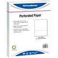 Printworks® Professional 8.5 x 11 Perforated Paper, 24 lbs., 92 Brightness, 2500 Sheets/Carton (04