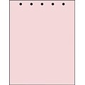 Printworks Professional 8 1/2 x 11 20 lbs. Punched Paper, Pink, 2500/Case