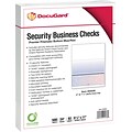 Paris DocuGard® 8 1/2x11 24 lbs. Standard Security Business Bottom Check Paper, Blue/Red, 2500/Case