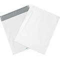 Partners Brand Expansion Poly Mailers, 26 x 28 x 5, White, 100/Case (EPM26285)