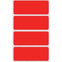 See-Thru Full Color Label Protectors, Red