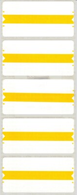 Medical Arts Press Wraparound Name Labels, Yellow, 250/Pack (32609)