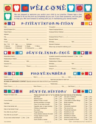 Medical Arts Press® Patient Registration and History Form