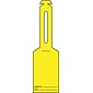 Accuform Loop 'n Strap Tags, Blank, Yellow, Plastic, 25/Pack (TAL375)