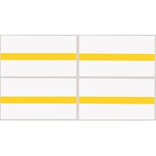 See-Thru Colored Edge Label Protectors, Yellow