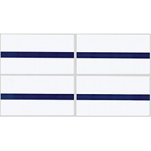 See-Thru Colored Edge Label Protectors, Blue