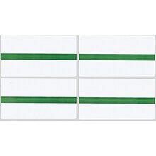 See-Thru Colored Edge Label Protectors, Green