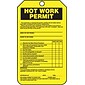 Accuform Safety Tag, HOT WORK PERMIT, 5 3/4" x 3 1/4", PF-Cardstock, 25/Pack (TCS361CTP)