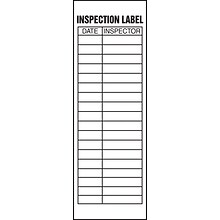 Accuform Safety Label, INSPECTION LABEL, 6 x 2, Adhesive Vinyl, 5/Pack (LELC525VSP)
