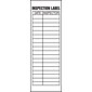 Accuform Safety Label, INSPECTION LABEL, 6" x 2", Adhesive Vinyl, 5/Pack (LELC525VSP)