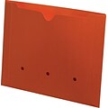 Medical Arts Press® Colored End-Tab Pockets; No Flaps, Orange, 50/Box