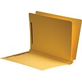 Medical Arts Press® Classification Colored End-Tab Folders; 1 Divider, Yellow, 25/Box
