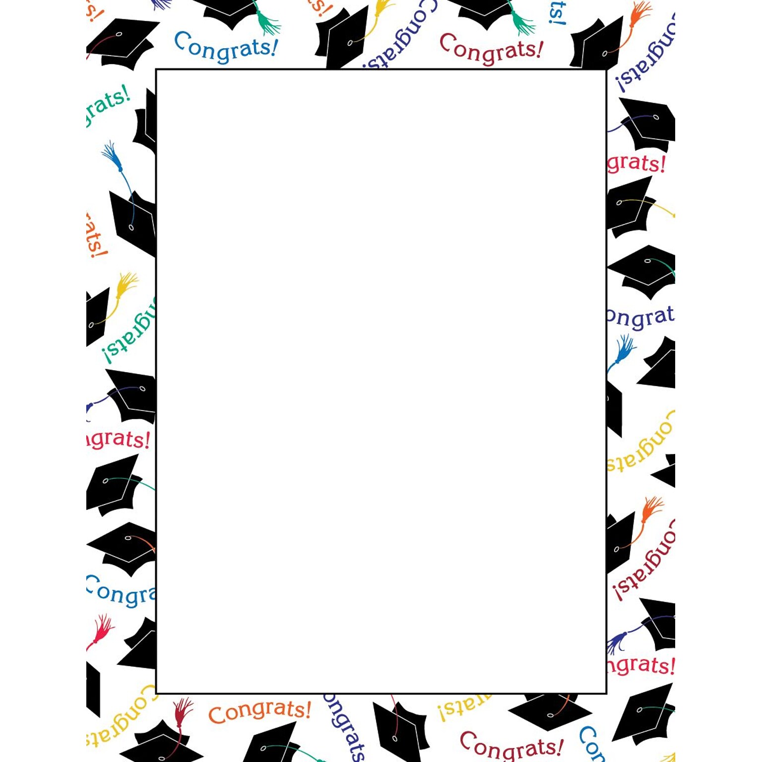 Great Papers 8.5 x 11 Graduation Letterhead 80/Pack (2014242)