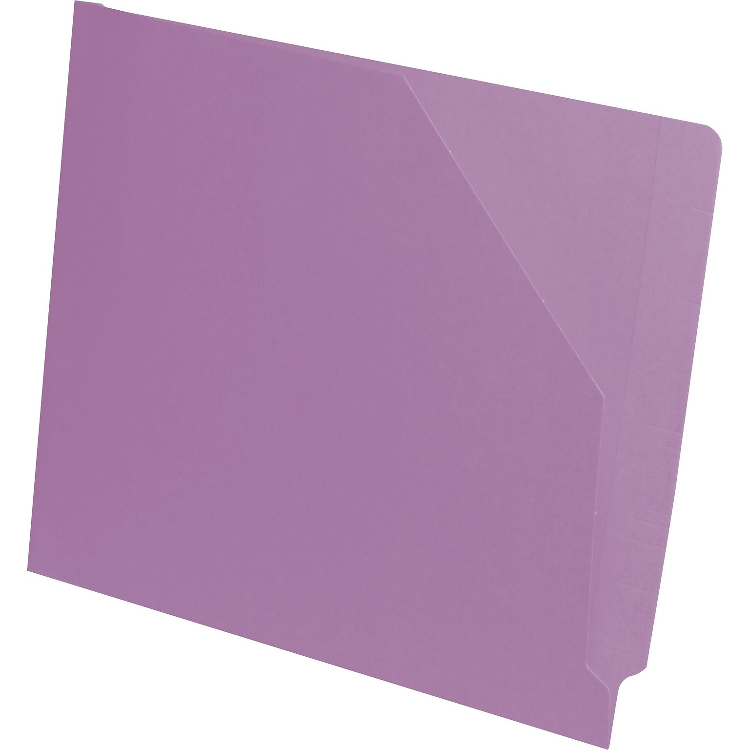 Medical Arts Press End-Tab Slant File Pockets, Letter Size, Lavender, 100/Box (51439LV)