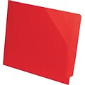 Medical Arts Press End-Tab Slant File Pockets, Letter Size Red, 100/Box (51439RD)