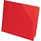 Medical Arts Press End-Tab Slant File Pockets, Letter Size Red, 100/Box (51439RD)