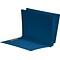Medical Arts Press® Classification Colored End-Tab Folders; 1 Divider, Blue, 25/Box