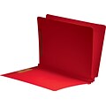 Medical Arts Press® Classification Colored End-Tab Folders; 1 Divider, Red, 25/Box
