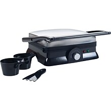 Chef Buddy 1400 W Large Non-Stick Grill and Panini Press