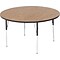 Oak 48 Round Activity Table