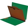 Medical Arts Press® End-Tab Tuf-Files; Divider- 1-Pocket Divider, 1 1/2, Green, 50/Box