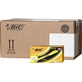 BIC Brite Liner Stick Highlighters, Chisel Tip, Fluorescent Yellow, 216/Carton (BL11YELCT)