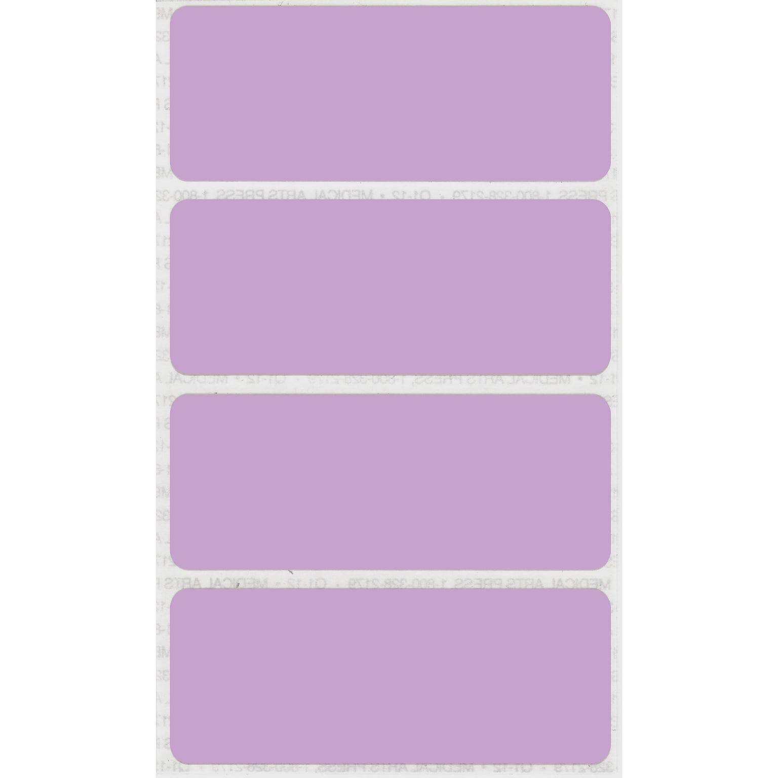 See-Thru Full Color Label Protectors, Lavender
