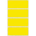 See-Thru Full Color Label Protectors, Yellow