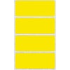 See-Thru Full Color Label Protectors, Yellow