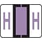 Medical Arts Press® TAB® Products Compatible Alpha Roll Labels,  Letter H