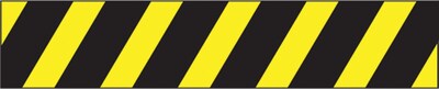 Accuform Plastic Barricade/Perimeter Tape, (BLACK/YELLOW STRIPES), 3 x 1000-ft (MPT142)