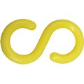 Accuform S-Hook, Accessory For Linking & Unlinking Separate Lengths of Plastic Chain, Yellow (PRC242