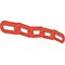 Accuform Plastic Chain for Use with BLOCKADE Stanchion Posts, 100, Red (PRC211RD)