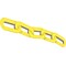 Accuform Plastic Chain for Use with BLOCKADE Stanchion Posts, 100, Yellow (PRC211YL)