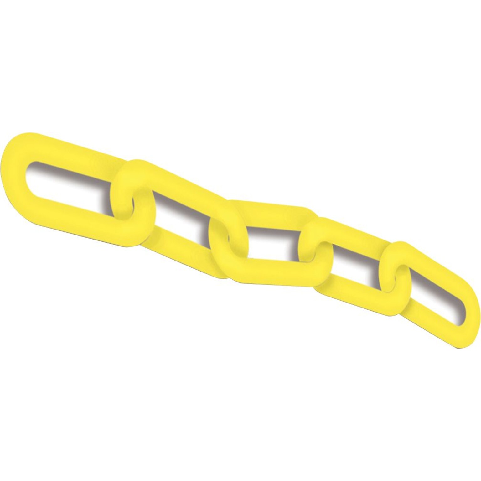 Accuform Plastic Chain for Use with BLOCKADE Stanchion Posts, 100, Yellow (PRC211YL)